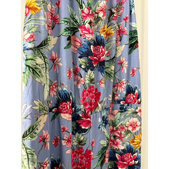 Posh Peanut Floral Jumpsuit Bamboo Size 10 EUC - Picture 3 of 4